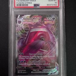 2021 Pokemon Gengar VMAX Full Art PSA 10