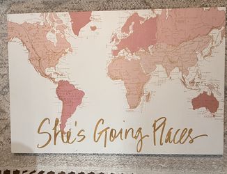 She’s Going Places Wall Decor Picture 24 X 36