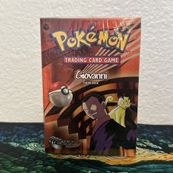 Pokemon TCG Giovanni Theme Deck – Gym Challenge (2000) – Factory Sealed