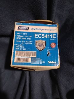 RESCUE. ECM Refrigeration Motor