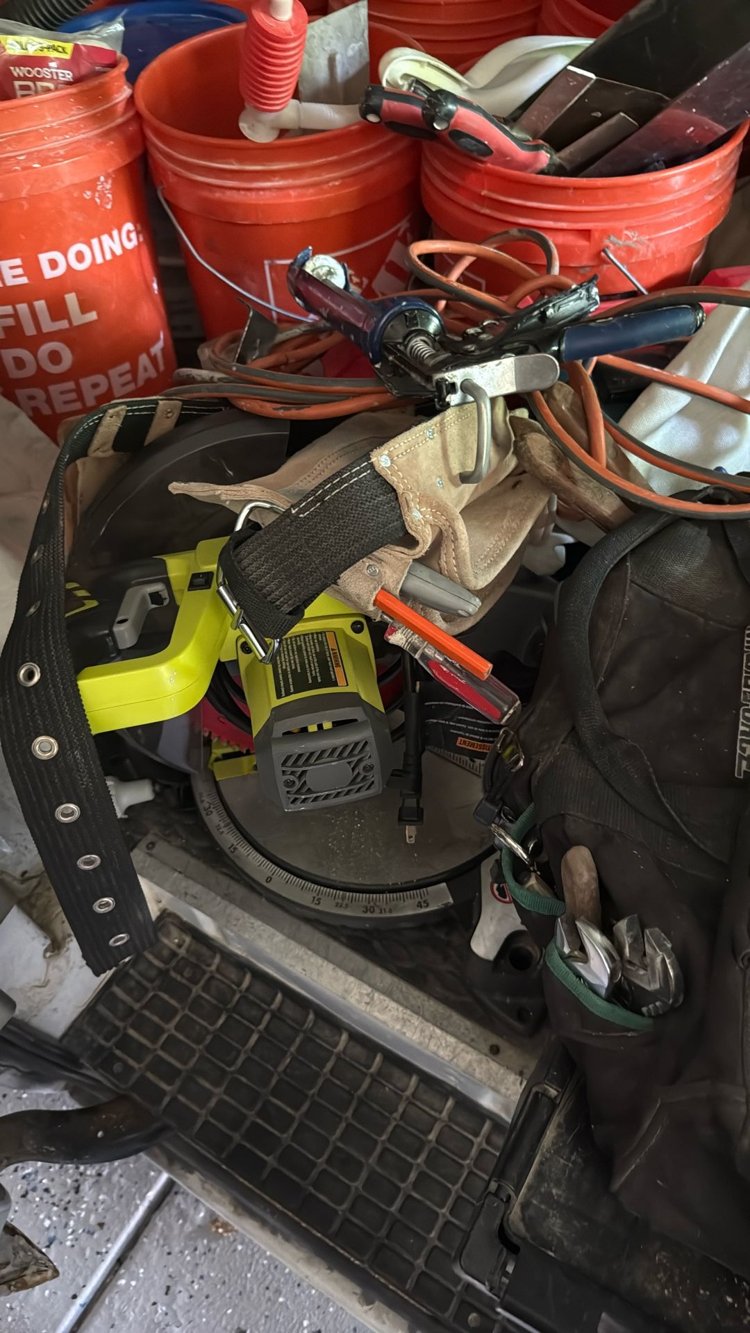 Chop Saw, Sawzall, Nail Gun, Tile Saw, Drill, Compressor, Windows $700