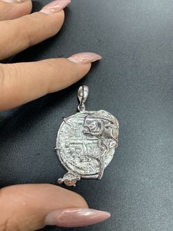 Atocha silver coin pendant