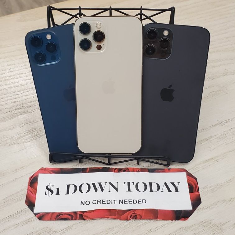 Apple iPhone 13 Pro Max 5G - $1 DOWN TODAY, NO CREDIT NEEDED