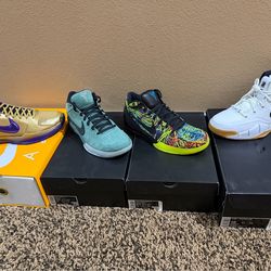 Kobe sneakers sizes 10-10.5 brand new reading is key