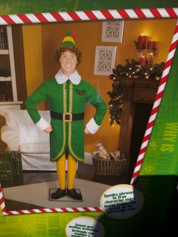 ELF LIFE SIZE 6.5 Ft Animated Buddy the Christmas Animatronic FACTORY SEALED