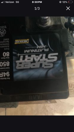 Super start battery 580 cold cranking hr