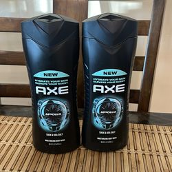 (2) Axe ApolloSage and Sea Salt Body Wash