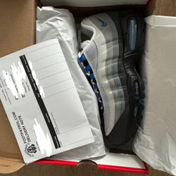 Nike Air Max 95 OG BIG BUBBLE BLUE SPARK SZ10 