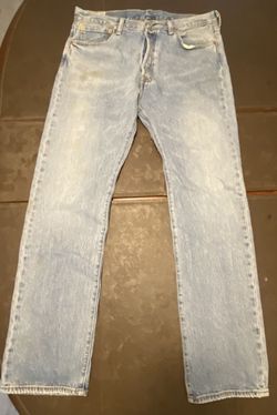 Light Blue 501 Levi Strauss Jeans, Size 33 x 32