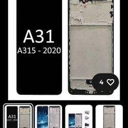 For Samsung Galaxy A31 2020 A315 A315G LCD Display Touch Screen Digitize Frame