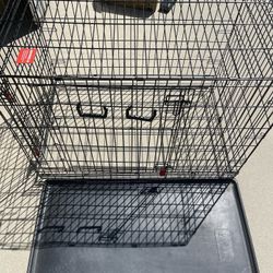 KONG 4” DOG CAGE W/REMOVABLE TRAY