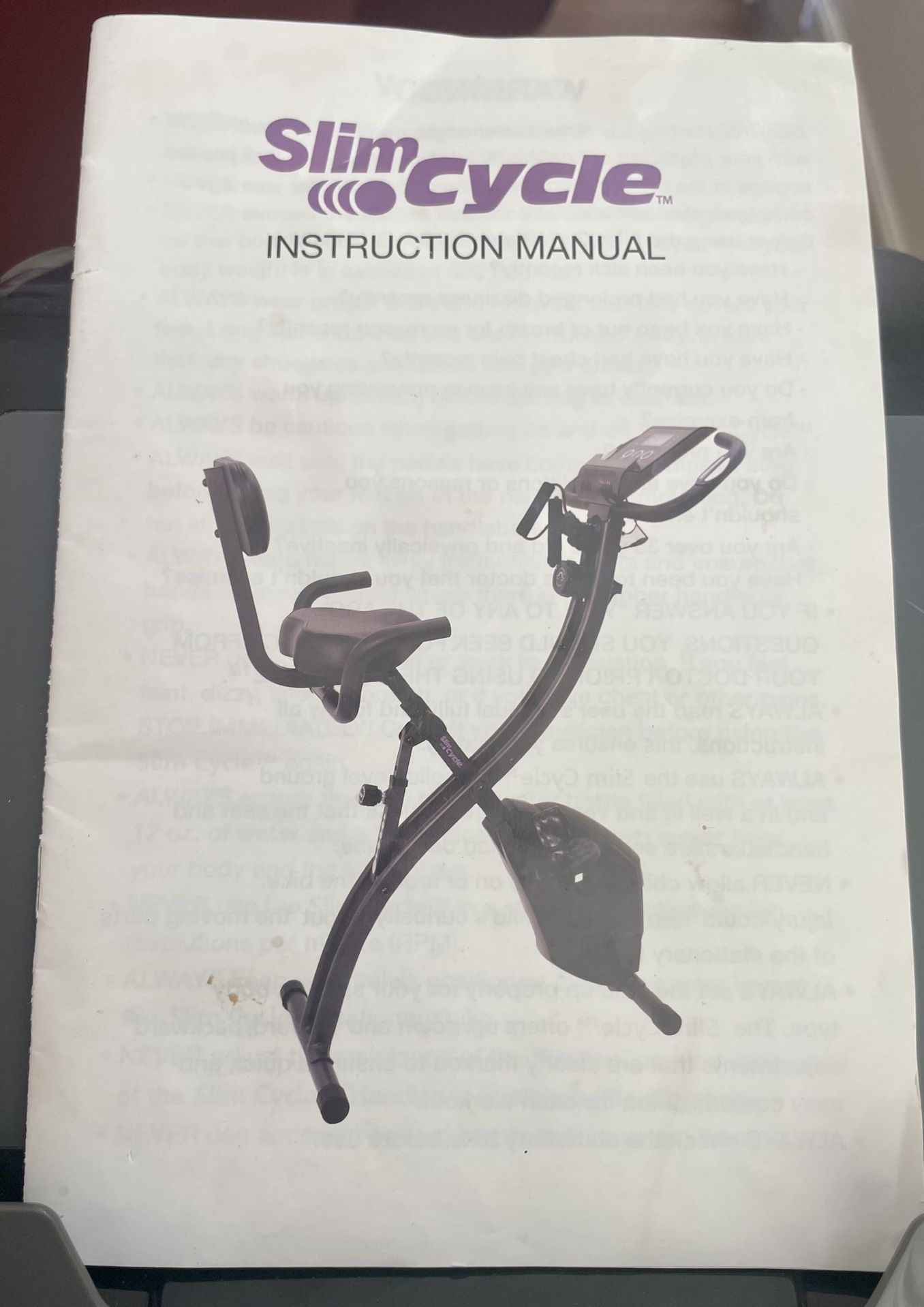 2 In 1 Stationary Bike