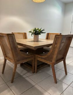 5 Piece Dining Set Living Essentials