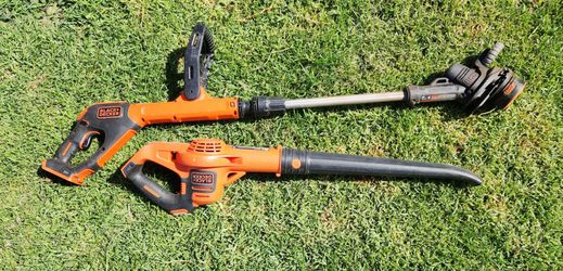 20v Black & Decker cordless blower and weed wacker