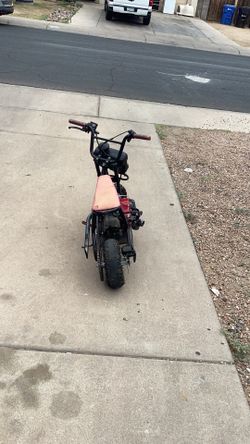 Stretched mini bike