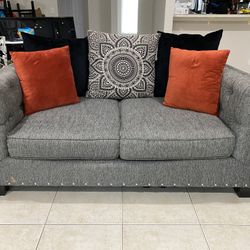 Gray couches 