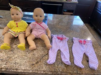 American girl Bitty Baby Dolls -pair Of 2