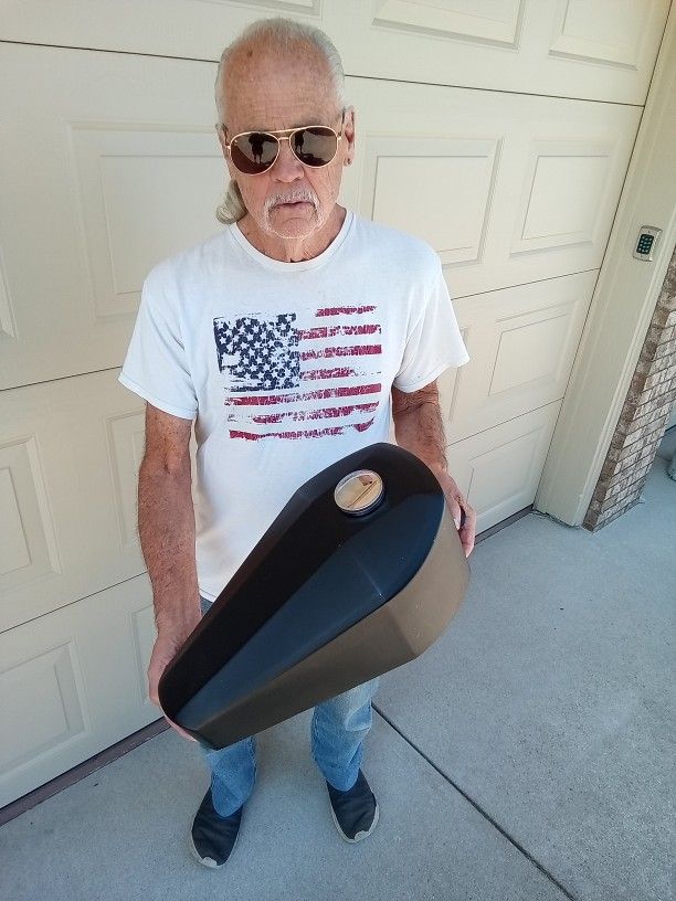 COFFIN MOTORCYCLE GAS TANK