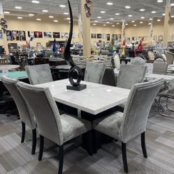 Dining Set No Money Down No Credit Need 0% Interest 