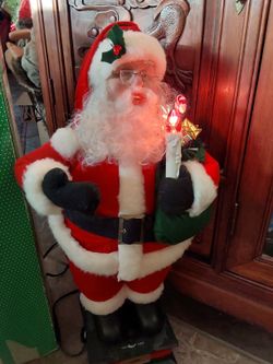 Vintage Animated Santa