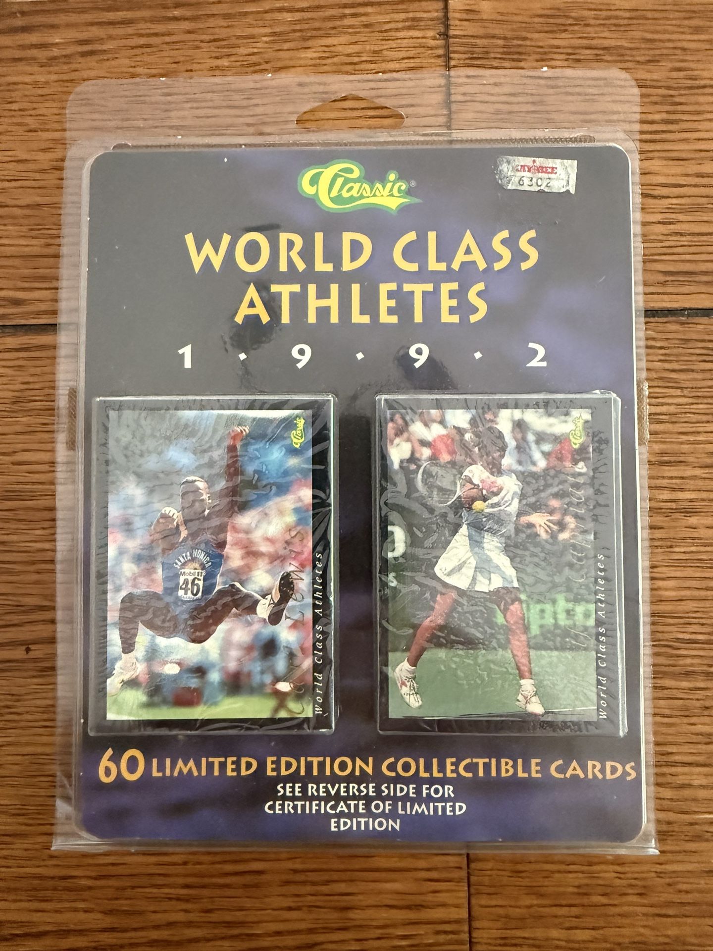 Classic World Class Athletes 1992 Limited Edition 60 Card Set Factory Sealed