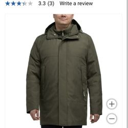 Hunter Men's 3-in-1 GREEN Jacket - XXL 
NEW