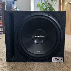 Rockford fosgate 12 Inch Subwoofer With Bbox 