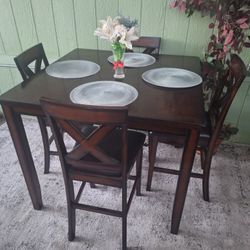 Height Pub Table With Chairs (Mire Mis Demás Ofertas) Gracias 