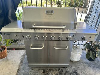 Nexgrill 6-Burner Propane Gas Grill Stainless Steel with Ceramic Searing Side Burner & Rotisserie