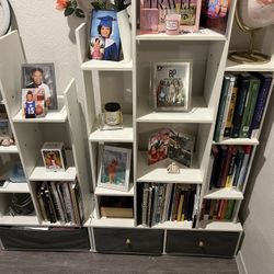 Bookshelves w/ Drawers