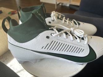 Nike Vapor Edge Pro 360 2 Green White Football Cleats SZ 15 Men's DA5456-130