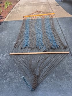 DURACORD Rope Hammock   Blue Brown Hatteras Hammocks