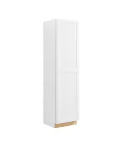 Newport 24 in. W x 24 in. D x 96 in. H Assembled Plywood Pantry Kitchen Cabinet in Pacific White with 4ROT Soft Close
