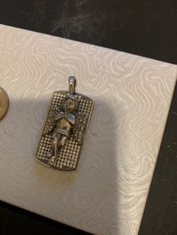925 Silver Angel CZ Pendant