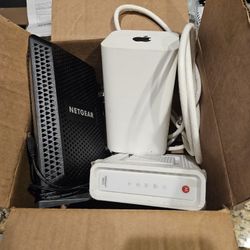 Box Of Routers/Modems
