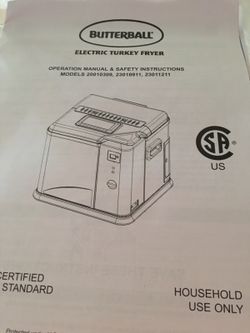 Electric turkey fryer