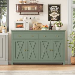 55.1'' Wide 2 Drawer Sideboard, storage cabinet , kitchen cabinet