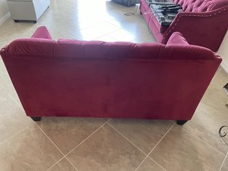 Red Couch Set