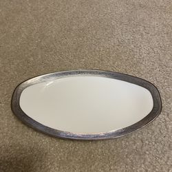 Mikasa Crown Jewel Platinum Butter Tray