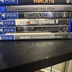 Games For Sales PS4/Nintedon Switch 