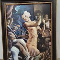 Modern Design Wall Decor PRINT Jazz Theme