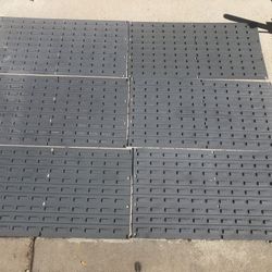 6 Wall Mount Racks For Storage Bins 