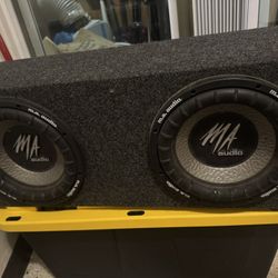 2 10 Inch MA Audio Subs 