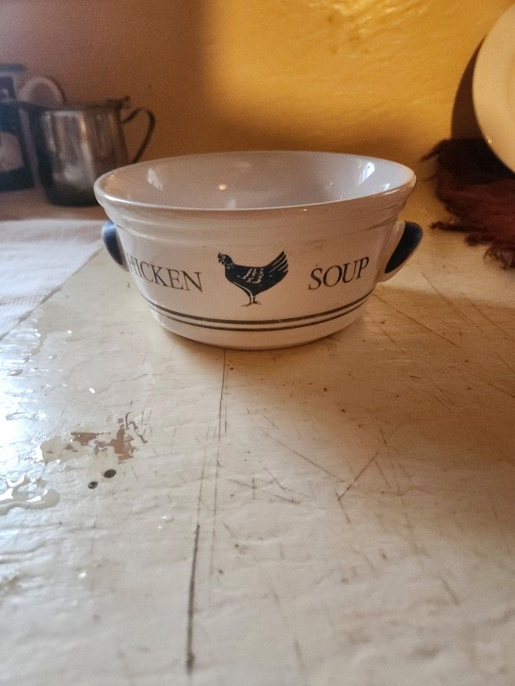 1980s Chicken Bowl . Never Used 