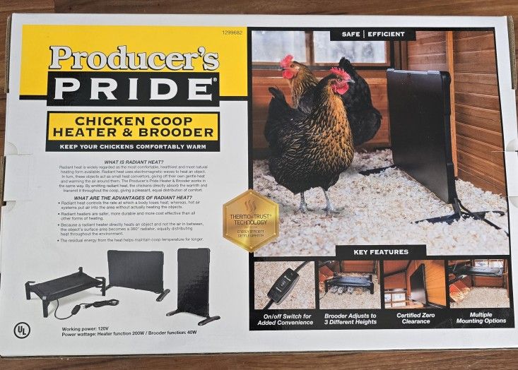 Producer's Pride Chicken Coop Brooder
