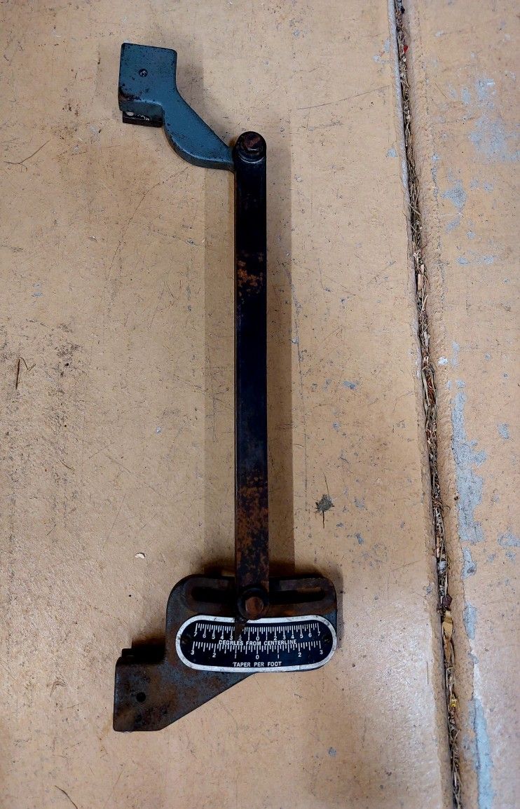 Craftsman Lathe Taper Attachment