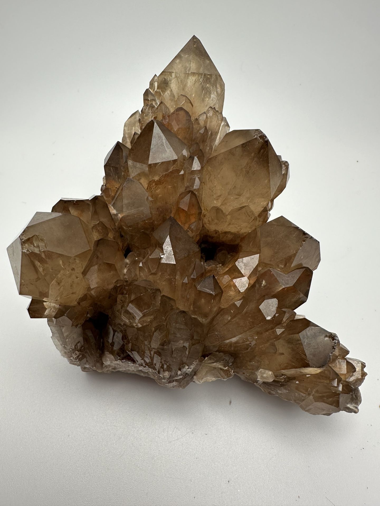 Raw Kundalini Citrine Cluster Crystal from DR Congo