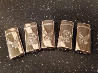 Harley-Davidson Style Silver Eagle Lighters