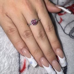 Vvs1 Moissanite Stud Ring