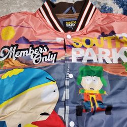Super Cool South Park Members Only Jacket Limited Edition New Release. NWT.
